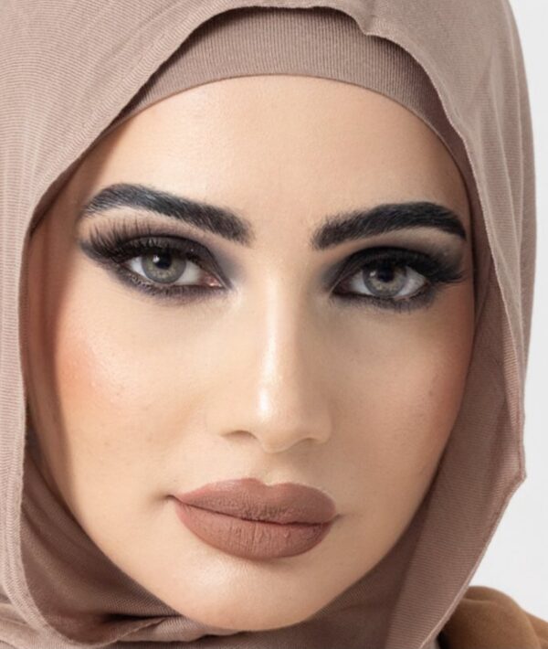 Russian Grey eyes, featuring a captivating blend of brown and grey.