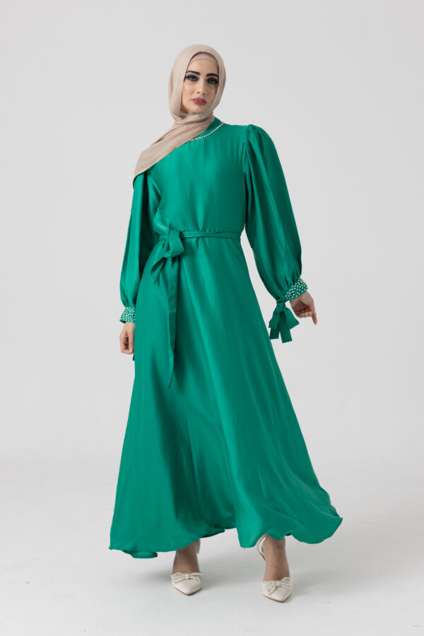 Zahra Dress Green - Image 5