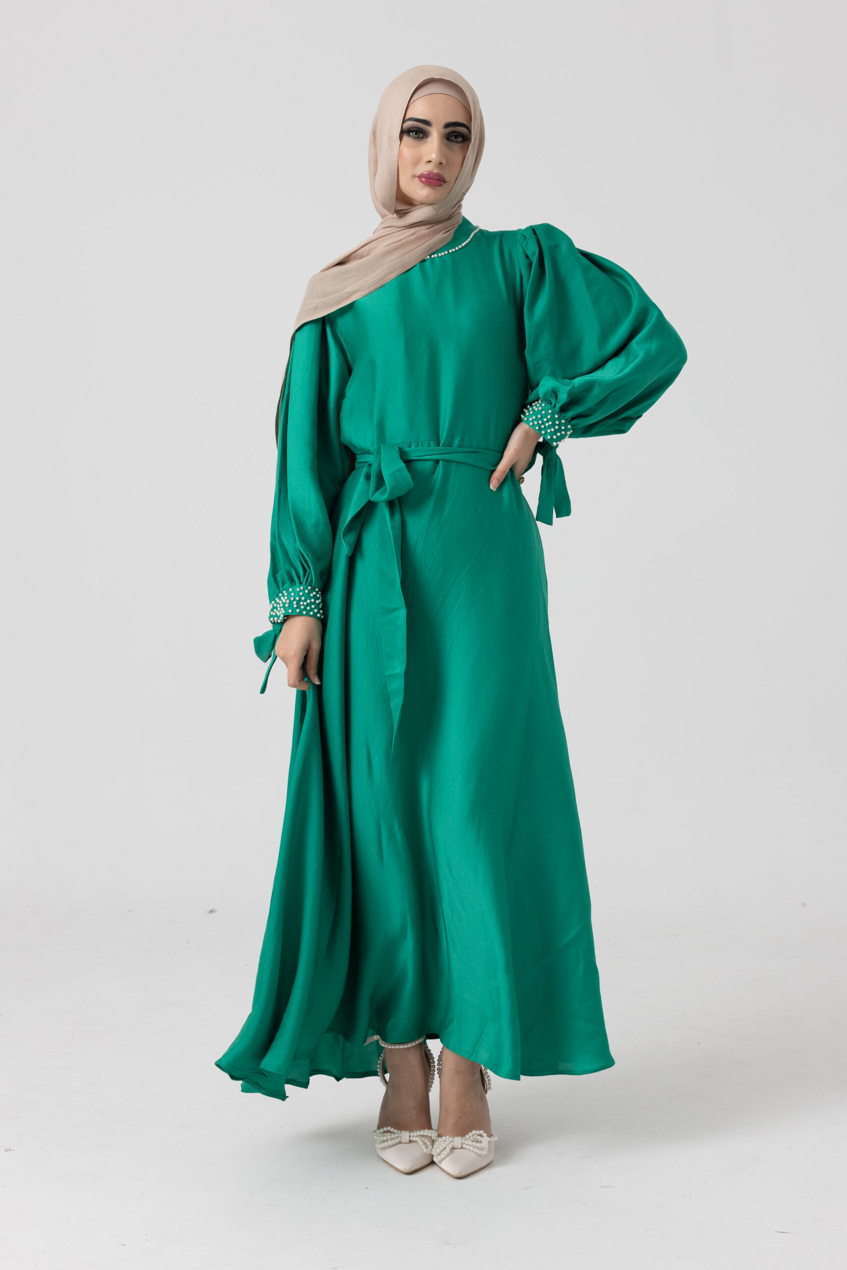 Zahra Dress Green