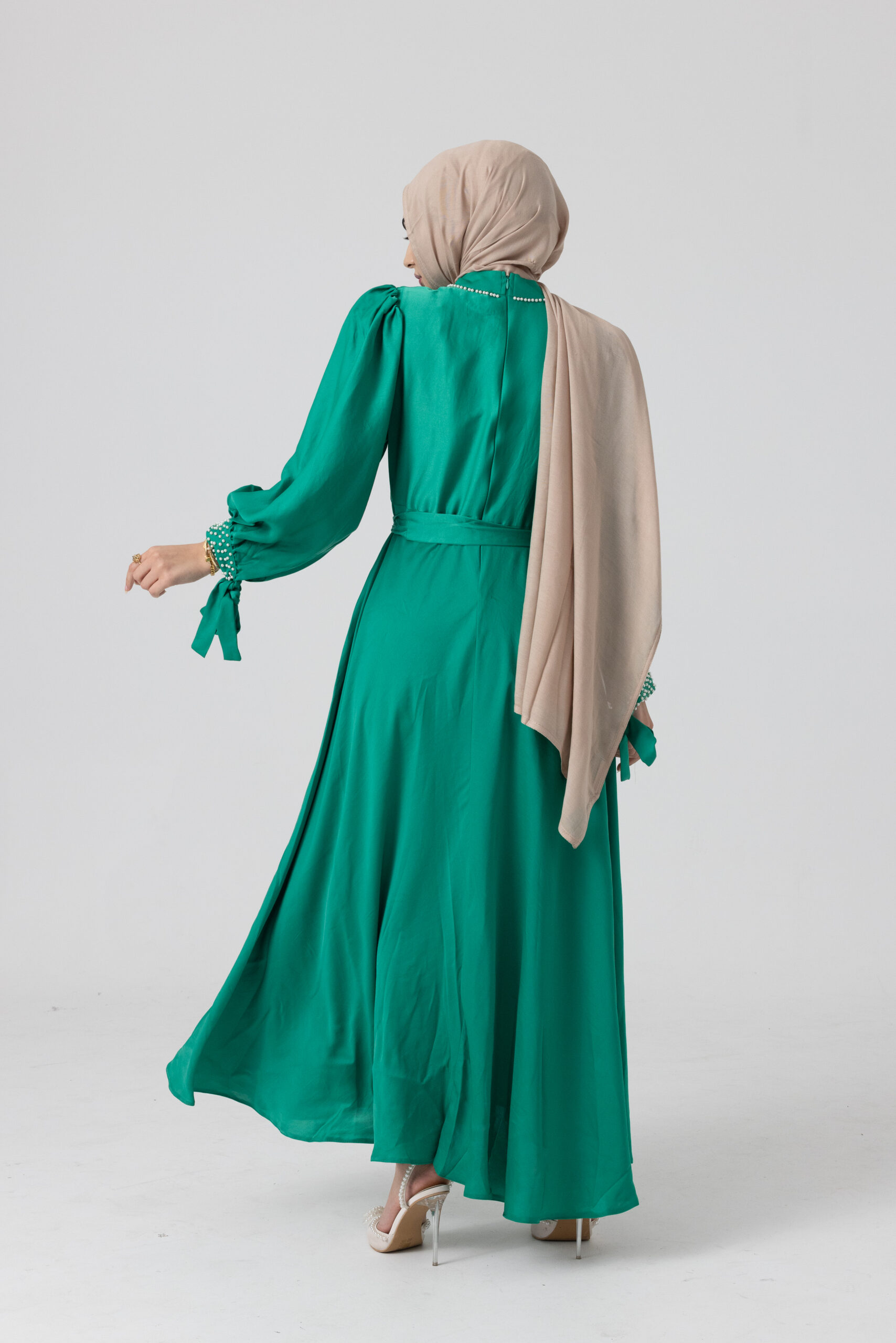 Zahra Dress Green - Image 2