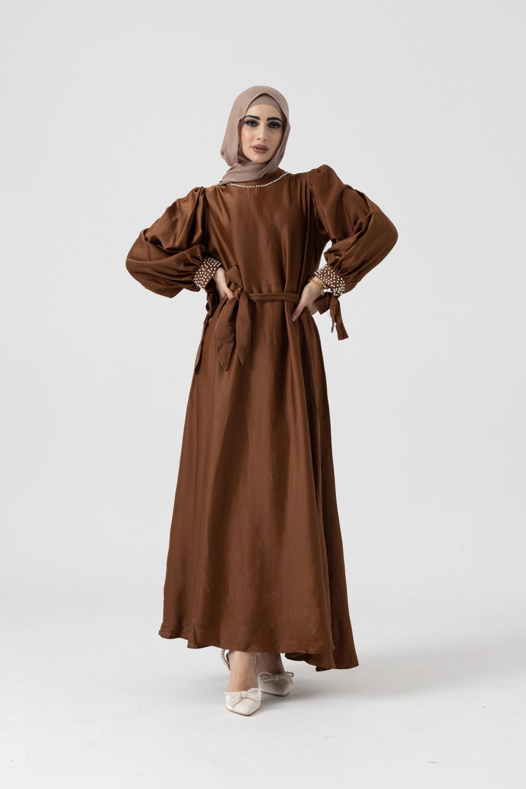 Zahra's Dress Brown